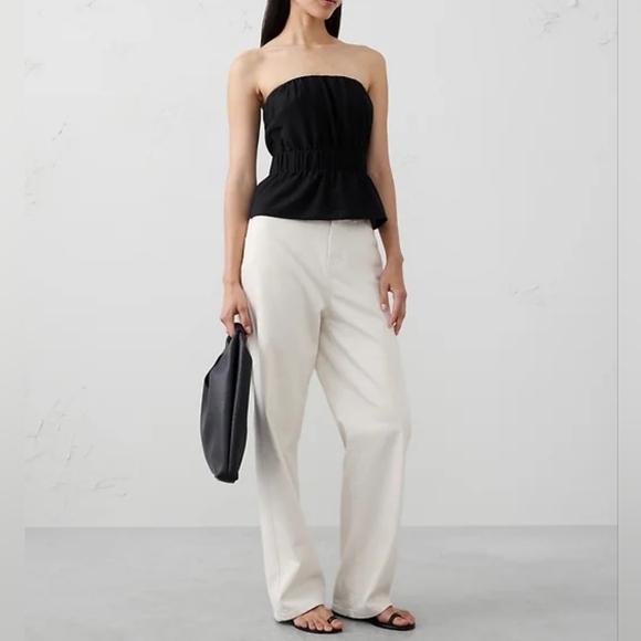 Banana Republic Tops - NWT BANANA REPUBLIC | $60 Cinched-Waist Strapless Top